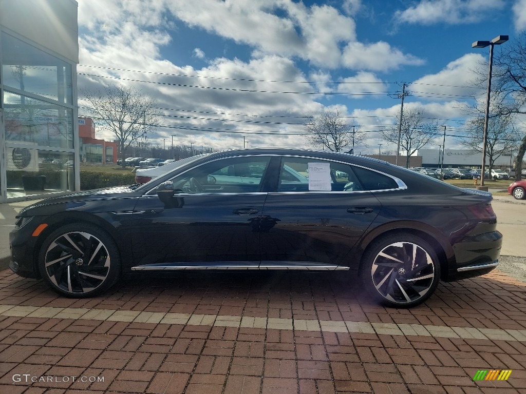 Deep Black Pearl 2021 Volkswagen Arteon SEL Premium R-Line 4Motion Exterior Photo #145697222