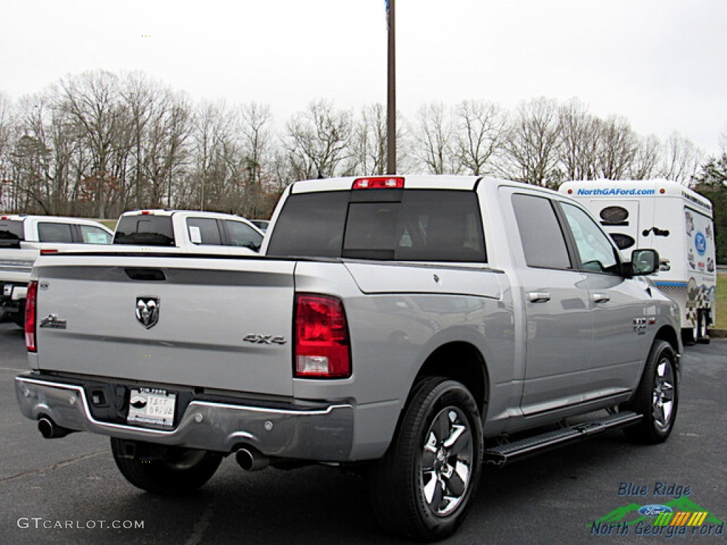 2019 1500 Classic Big Horn Crew Cab 4x4 - Bright Silver Metallic / Black/Diesel Gray photo #5