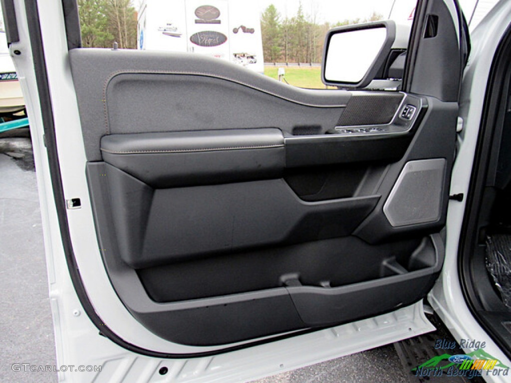 2023 Ford F150 SVT Raptor SuperCrew 4x4 Black Door Panel Photo #145697327