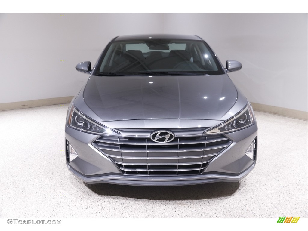 2020 Elantra SEL - Machine Gray / Black photo #2