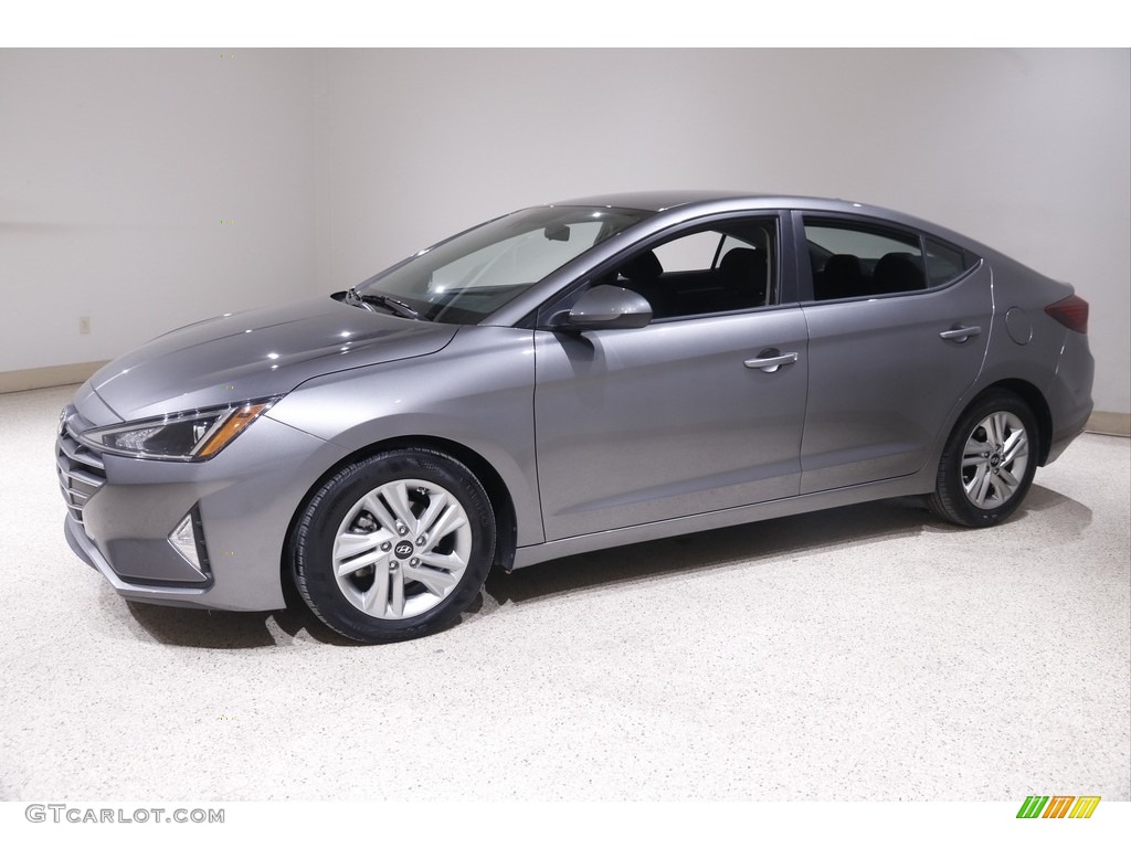 Machine Gray 2020 Hyundai Elantra SEL Exterior Photo #145698181