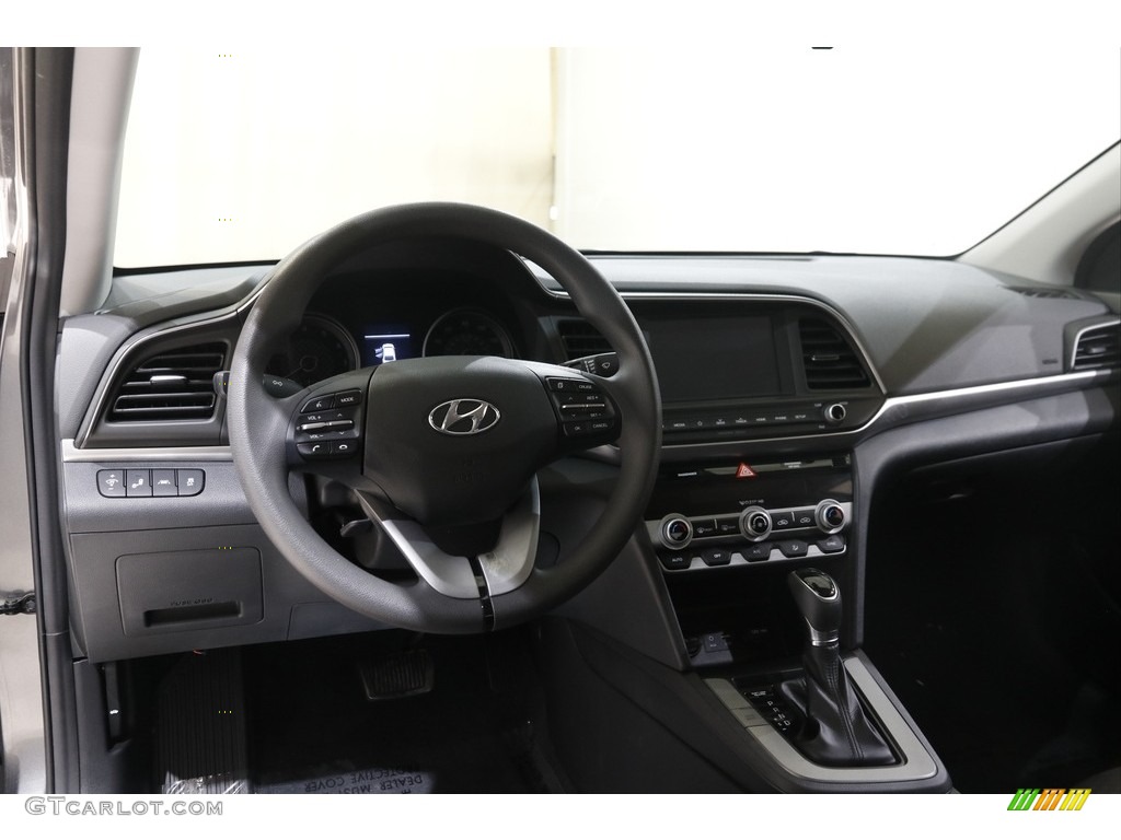 2020 Elantra SEL - Machine Gray / Black photo #6