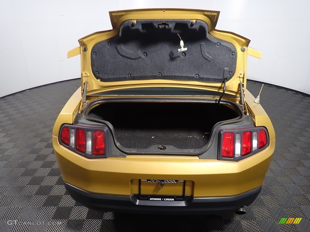 2010 Mustang V6 Coupe - Sunset Gold Metallic / Charcoal Black photo #13