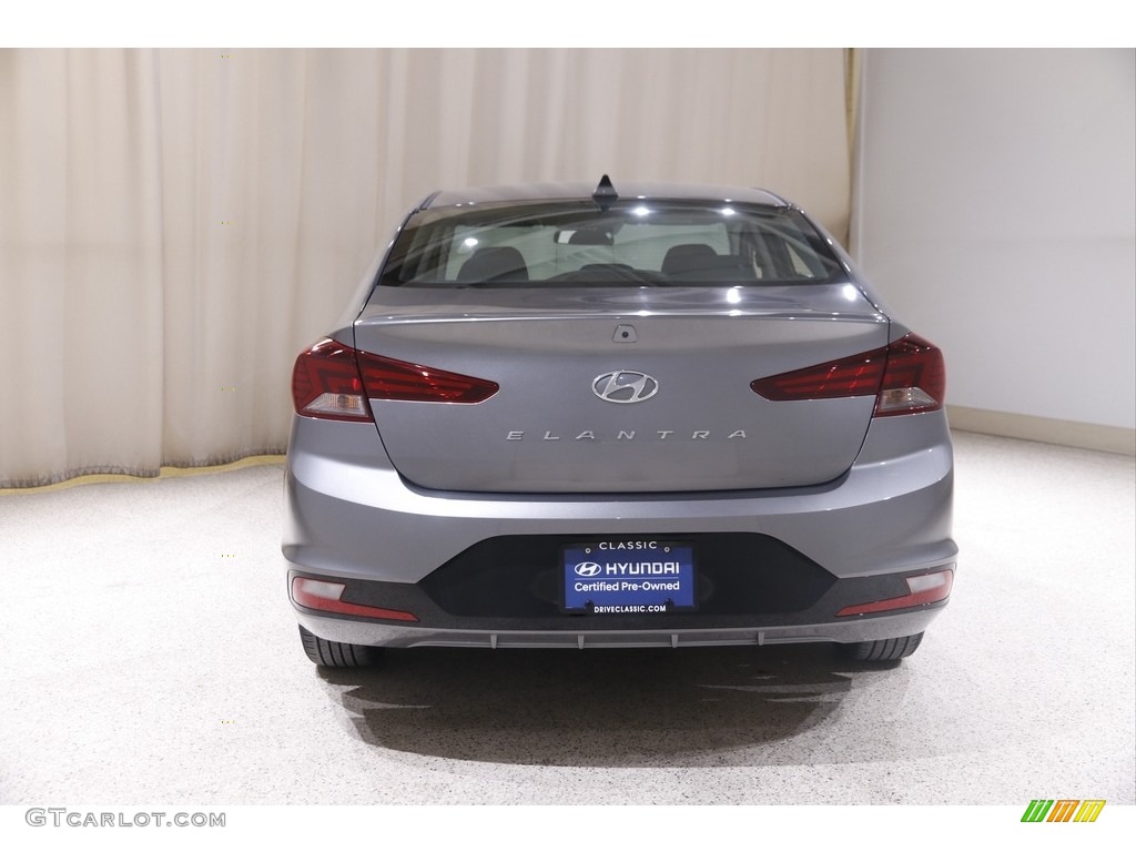 2020 Elantra SEL - Machine Gray / Black photo #16