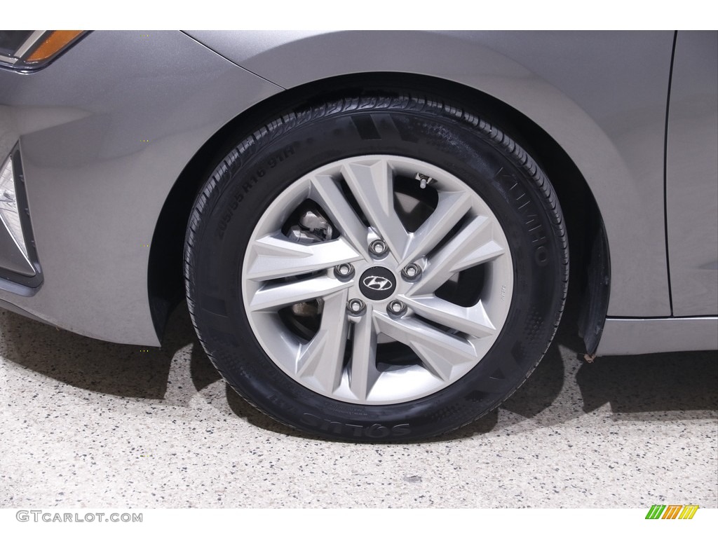 2020 Elantra SEL - Machine Gray / Black photo #18