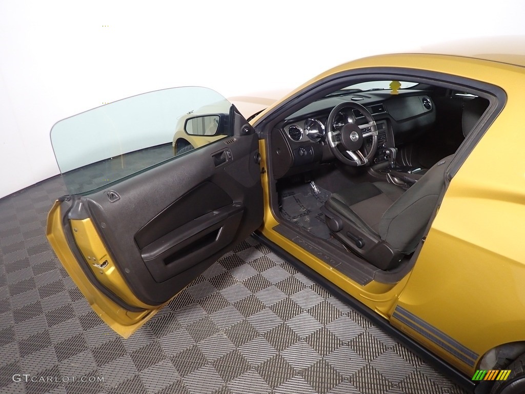 2010 Mustang V6 Coupe - Sunset Gold Metallic / Charcoal Black photo #16