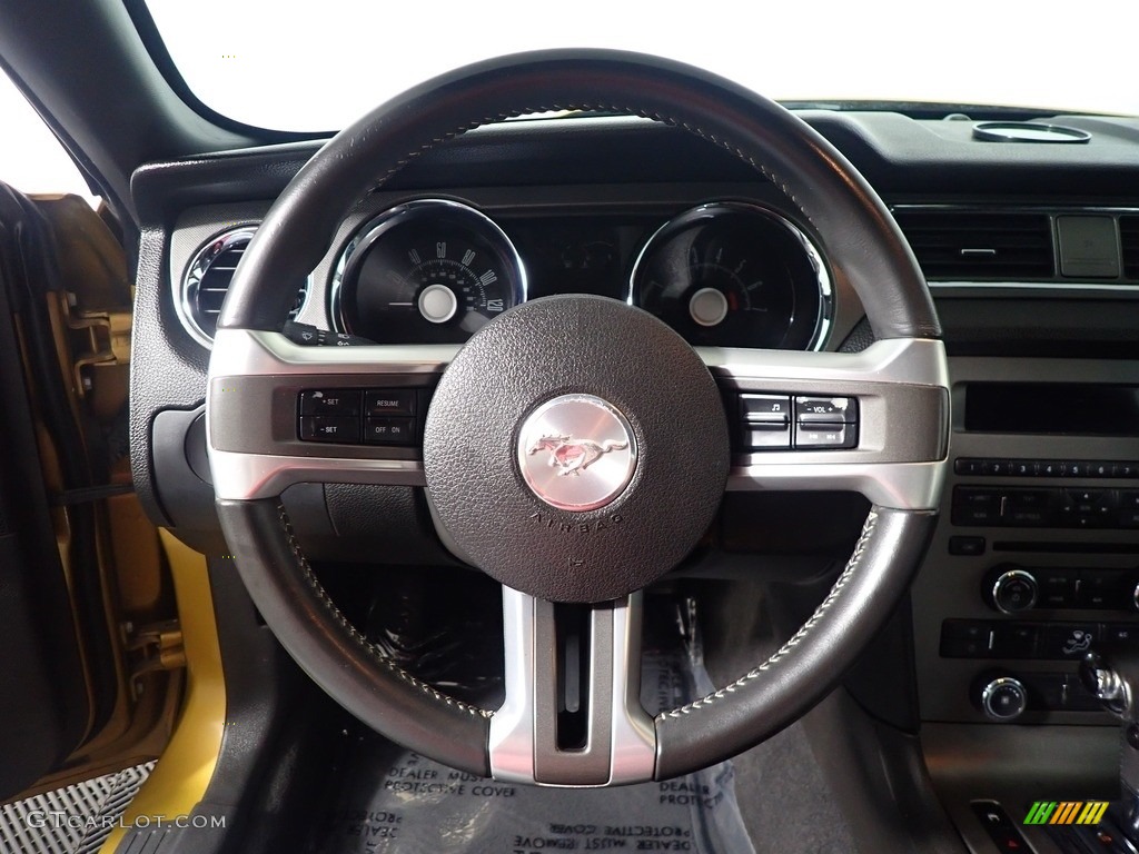 2010 Mustang V6 Coupe - Sunset Gold Metallic / Charcoal Black photo #22