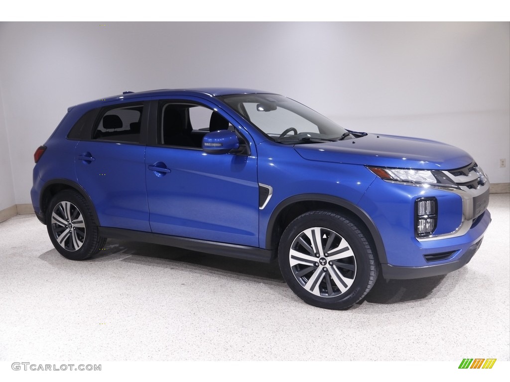 Octane Blue Metallic 2020 Mitsubishi Outlander Sport SE AWC Exterior Photo #145698818