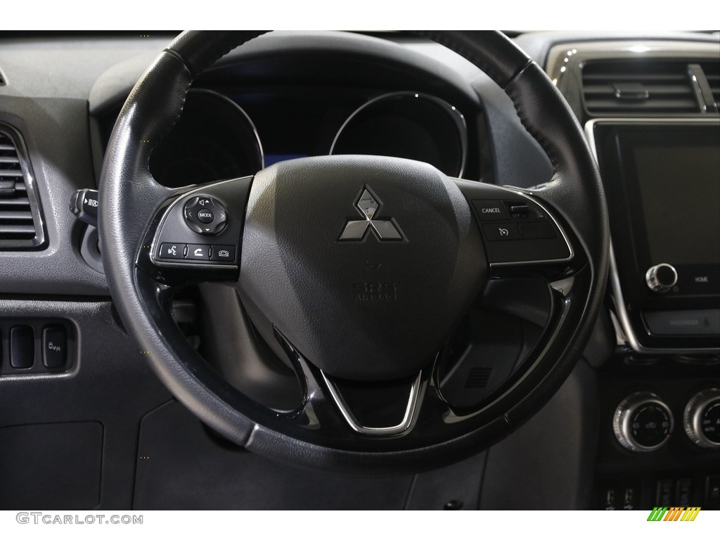 2020 Mitsubishi Outlander Sport SE AWC Black Steering Wheel Photo #145698929