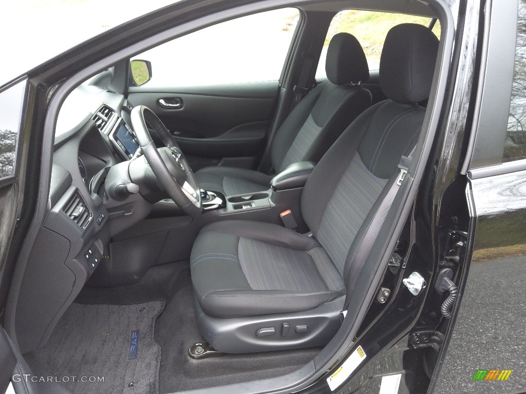 Black Interior 2021 Nissan LEAF SV Plus Photo #145699322