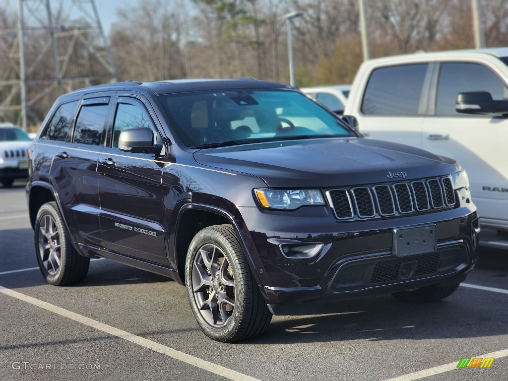 2021 Grand Cherokee Limited 4x4 - Sangria Metallic / Black photo #3