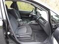 2021 Nissan LEAF Black Interior Front Seat Photo