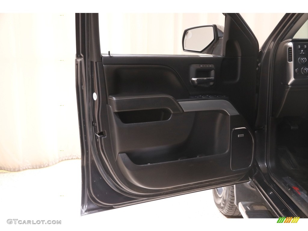 2016 Chevrolet Silverado 1500 LTZ Z71 Double Cab 4x4 Jet Black Door Panel Photo #145699637