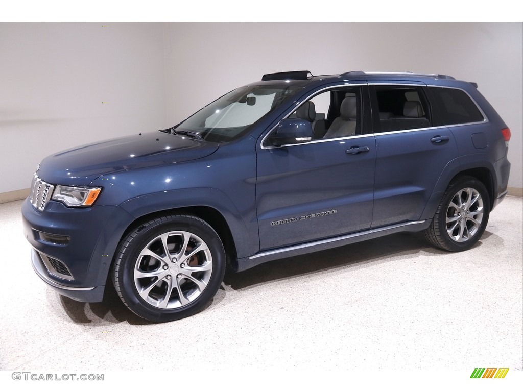 2019 Grand Cherokee Summit 4x4 - Slate Blue Pearl / Indigo/Ski Gray photo #3