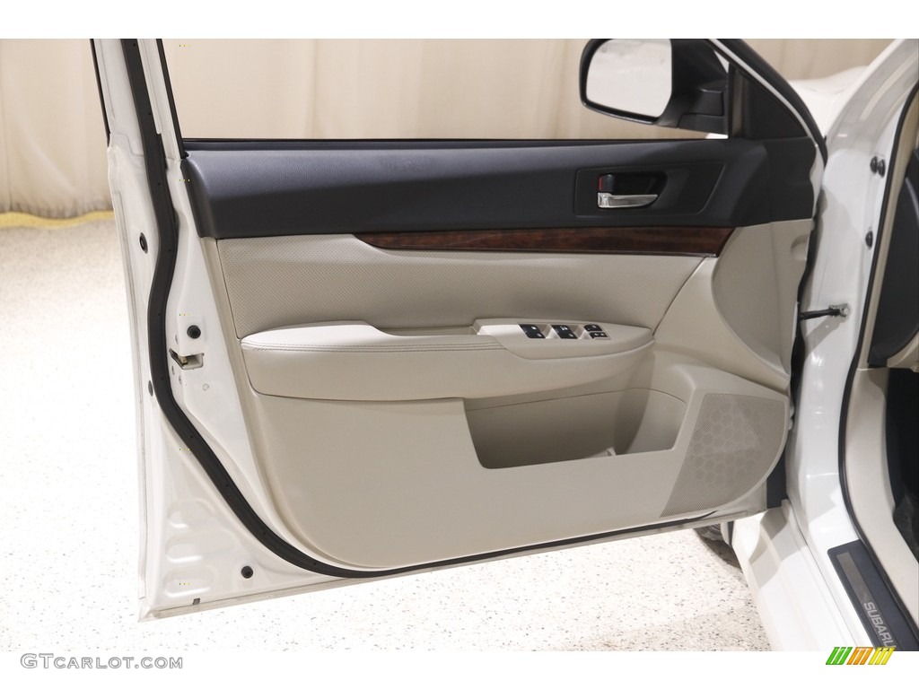2013 Legacy 2.5i Limited - Satin White Pearl / Warm Ivory Leather photo #4