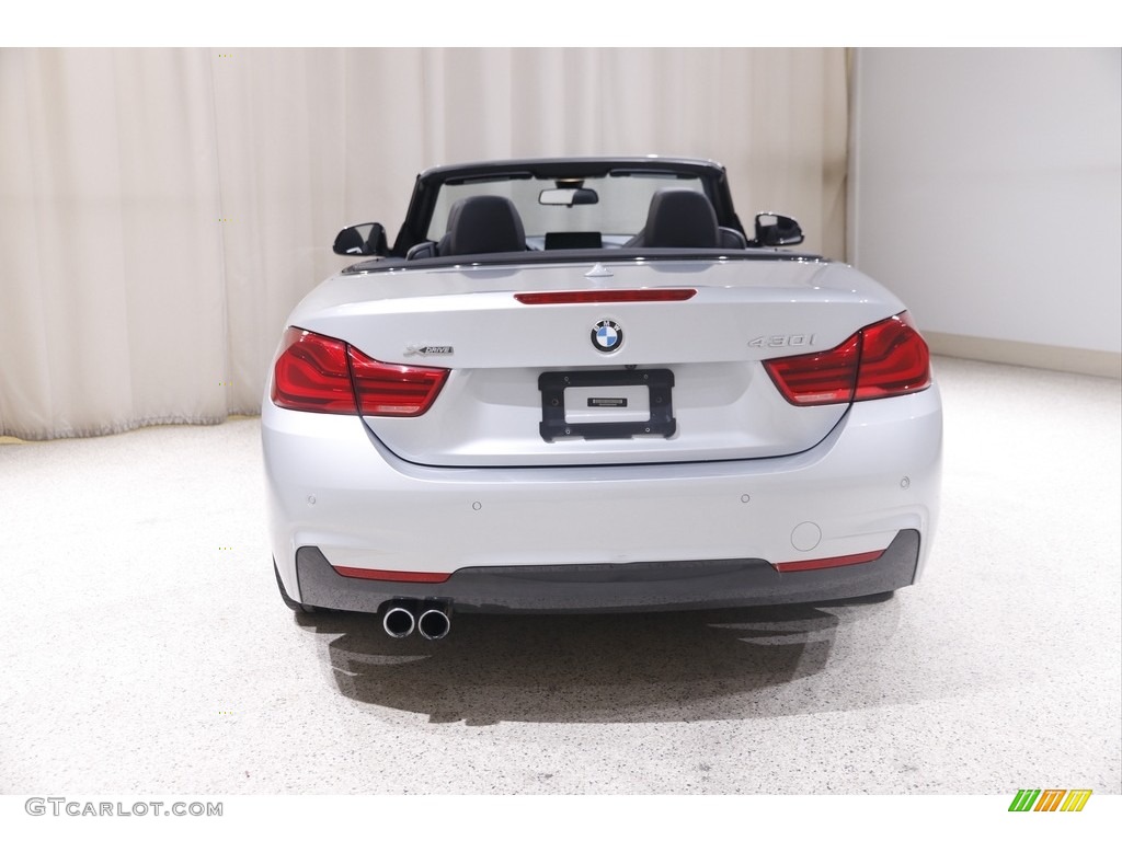2019 4 Series 430i xDrive Convertible - Glacier Silver Metallic / Black photo #23