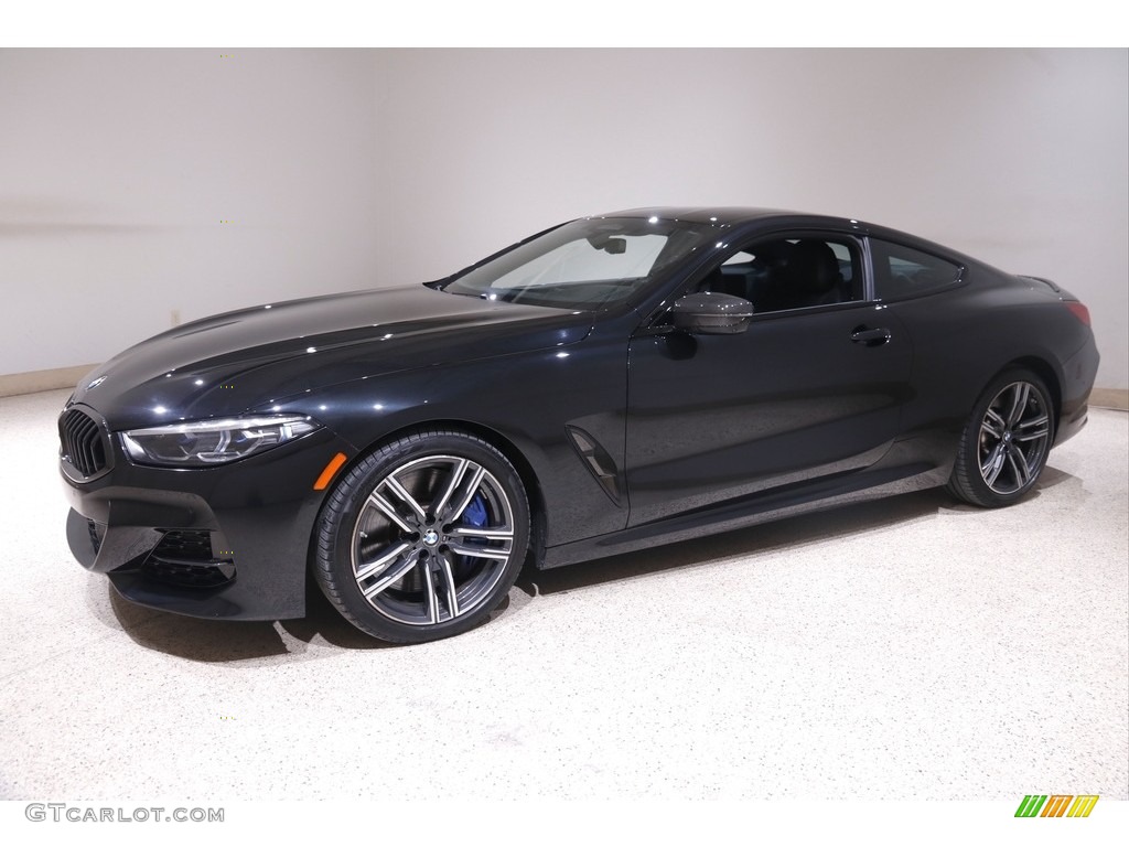 Black Sapphire Metallic 2022 BMW 8 Series M850i xDrive Coupe Exterior Photo #145700519