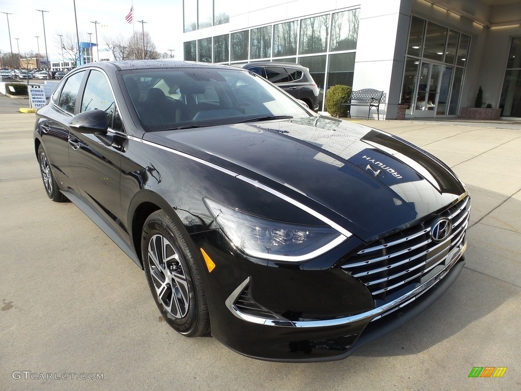 Onyx Black 2023 Hyundai Sonata Blue Hybrid Exterior Photo #145701723