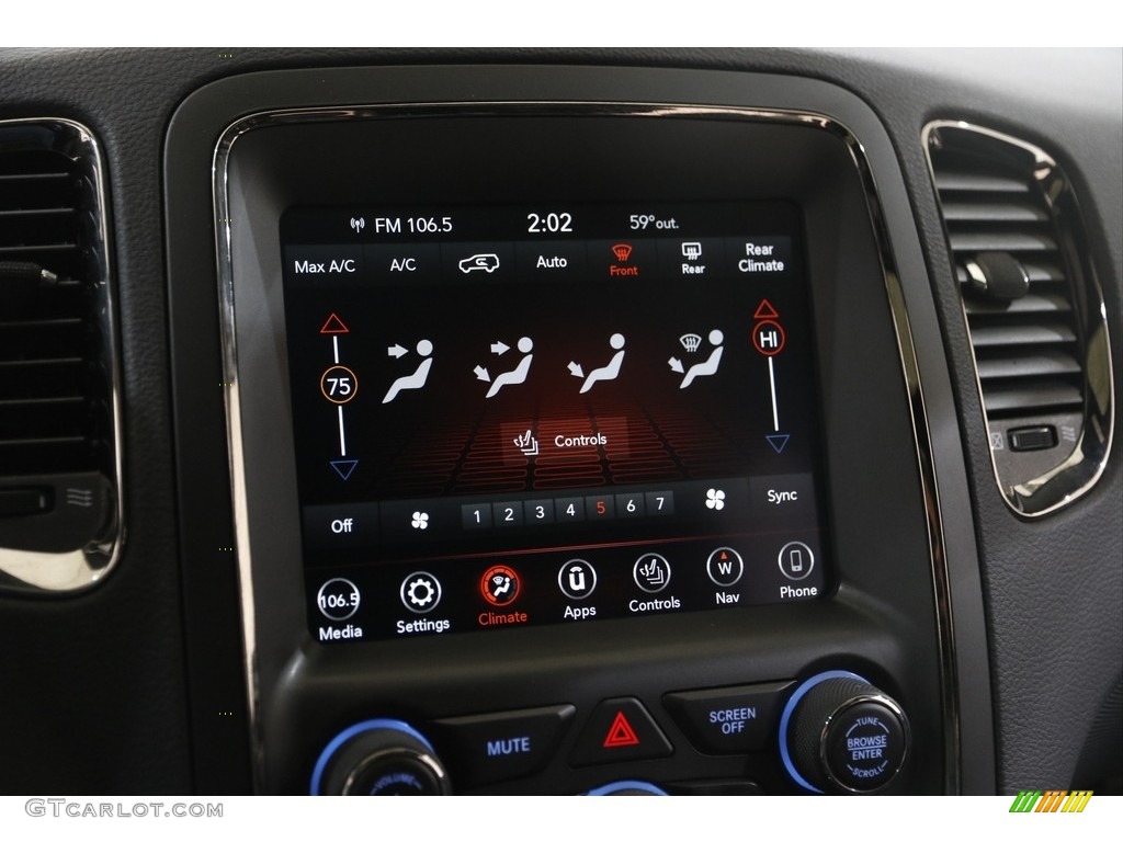 2018 Durango R/T AWD - Granite Metallic / Black photo #10