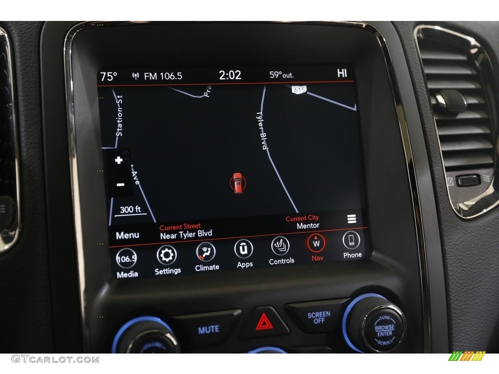 2018 Durango R/T AWD - Granite Metallic / Black photo #12