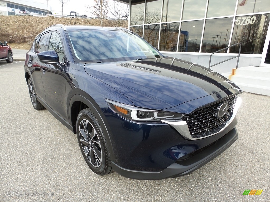 2023 CX-5 S Premium AWD - Eternal Blue Mica / Black photo #9