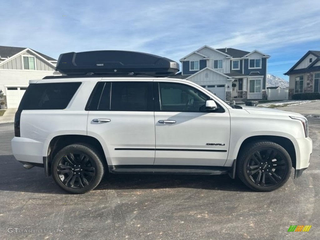 2017 Yukon Denali 4WD - Summit White / Cocoa/­Shale photo #2