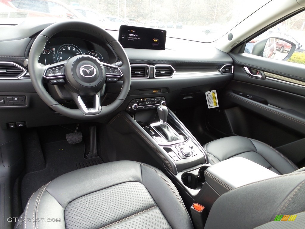 Black Interior 2023 Mazda CX-5 S Premium AWD Photo #145702176