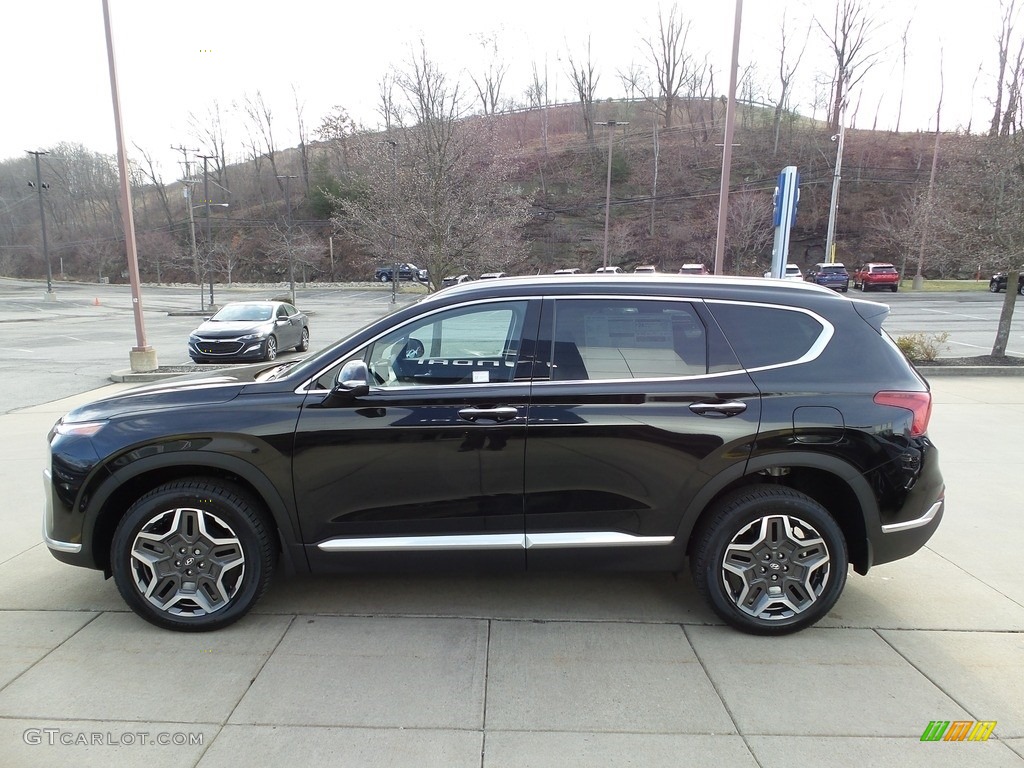 Twilight Black 2023 Hyundai Santa Fe Limited AWD Exterior Photo #145702197
