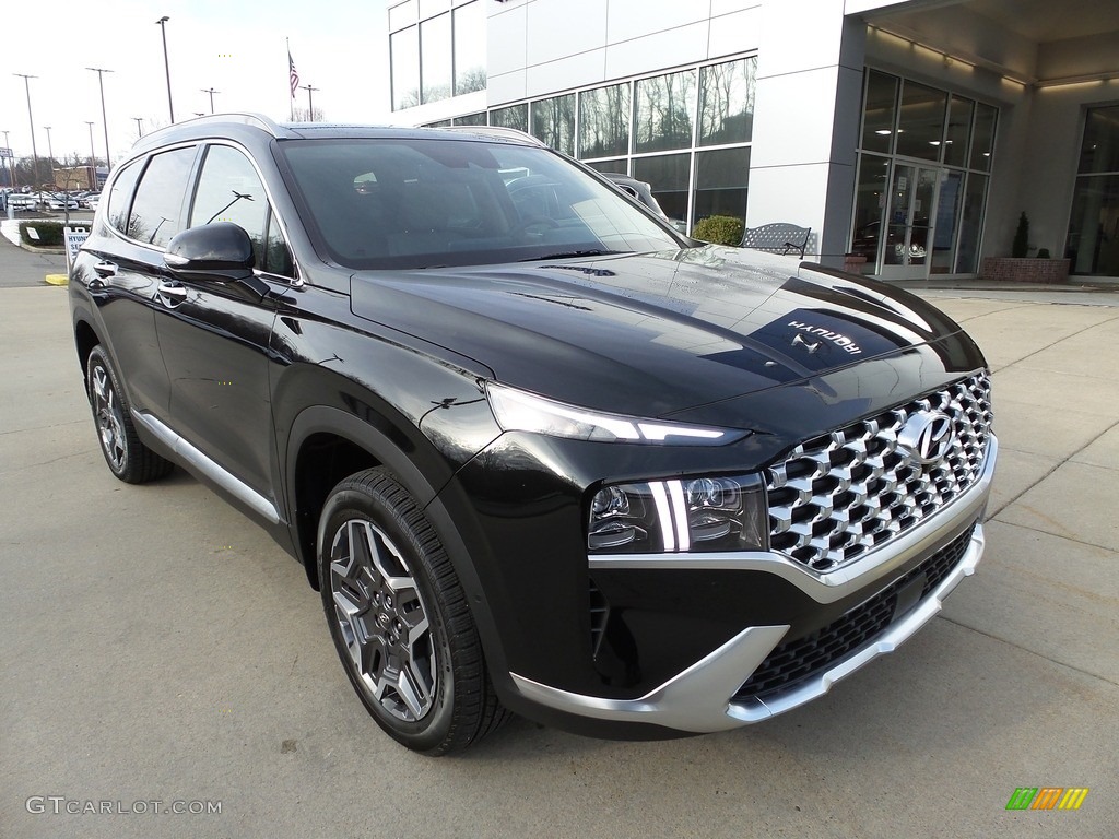 Twilight Black 2023 Hyundai Santa Fe Limited AWD Exterior Photo #145702284