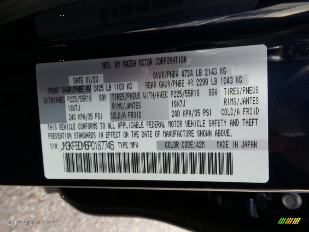 2023 Mazda CX-5 S Premium AWD Color Code Photos