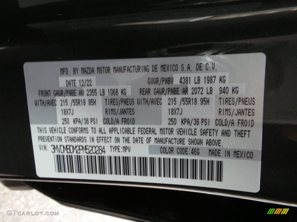 2023 CX-30 Color Code 46G for Machine Gray Metallic Photo #145702770