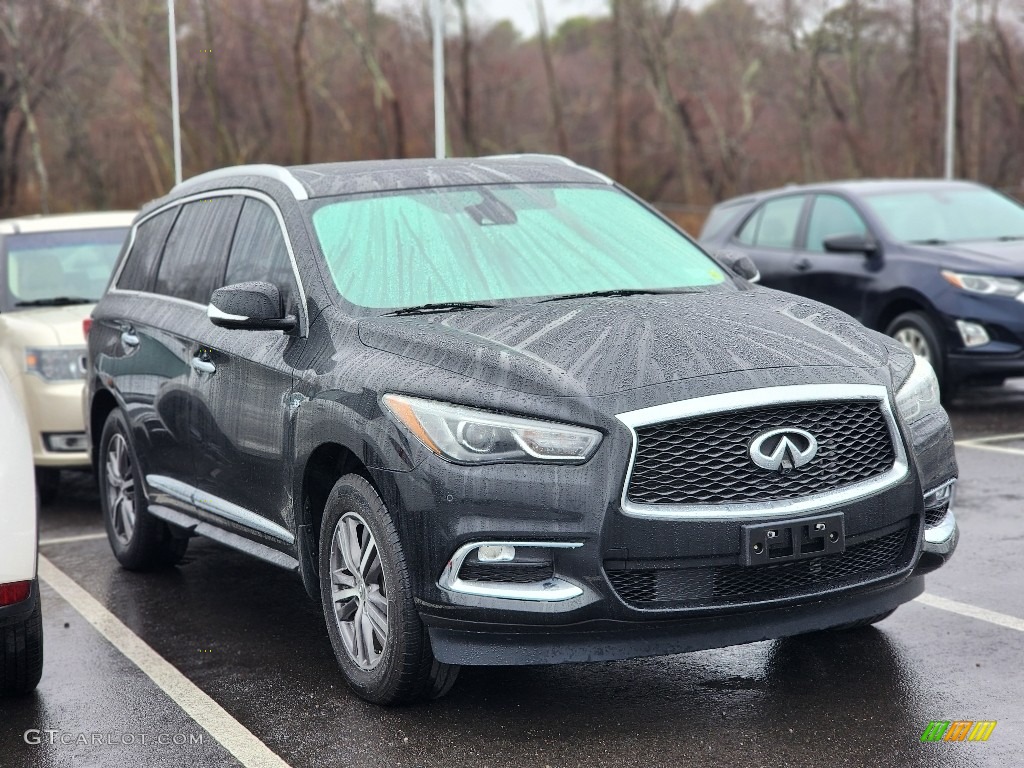 2019 QX60 Luxe AWD - Black Obsidian / Graphite photo #3
