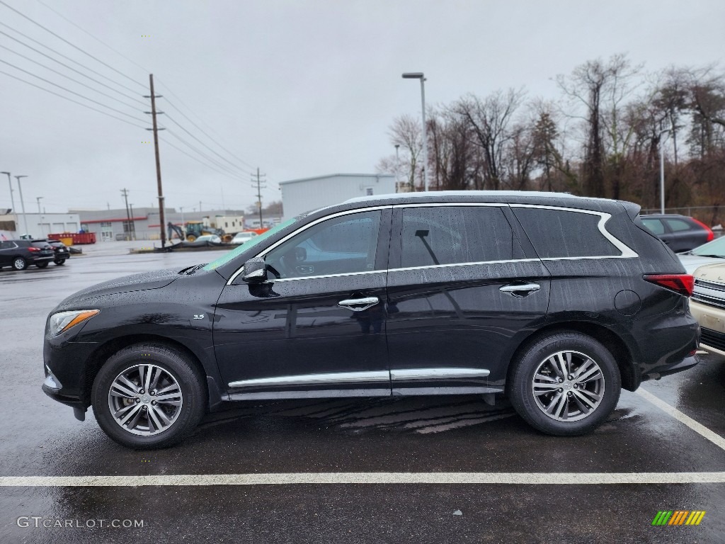 2019 QX60 Luxe AWD - Black Obsidian / Graphite photo #7
