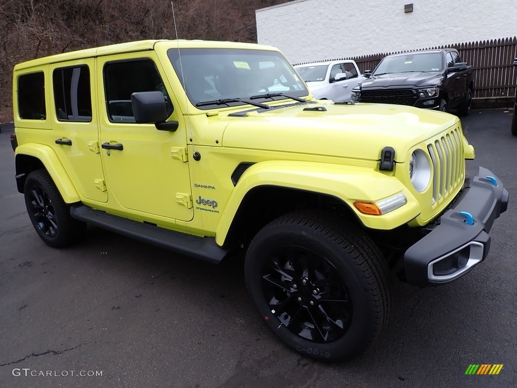 High Velocity 2023 Jeep Wrangler Unlimited Sahara 4XE Hybrid Exterior Photo #145703487
