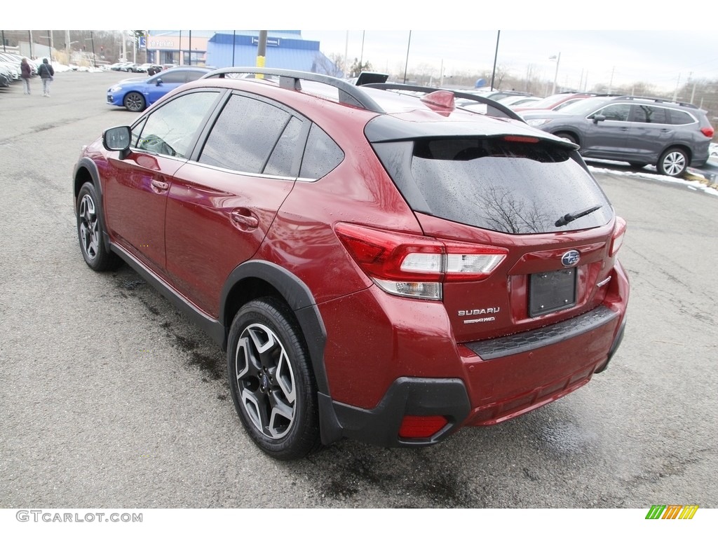2019 Crosstrek 2.0i Limited - Venetian Red Pearl / Black photo #7