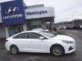 2019 Quartz White Pearl Hyundai Sonata SE  photo #2