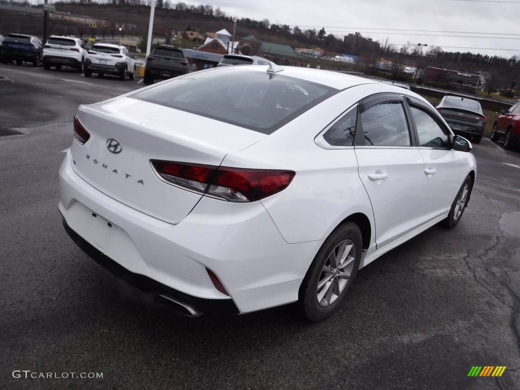 2019 Sonata SE - Quartz White Pearl / Black photo #9