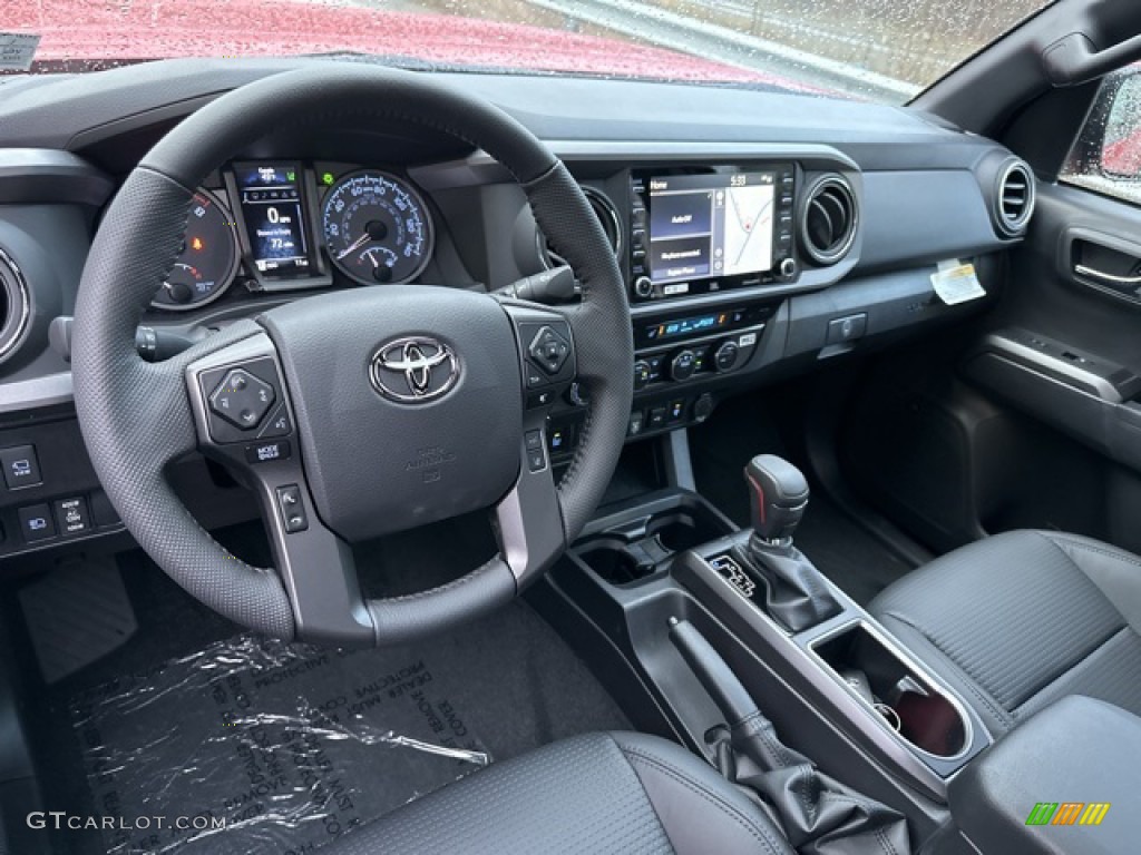 2023 Toyota Tacoma TRD Off Road Double Cab 4x4 Black Dashboard Photo #145704825