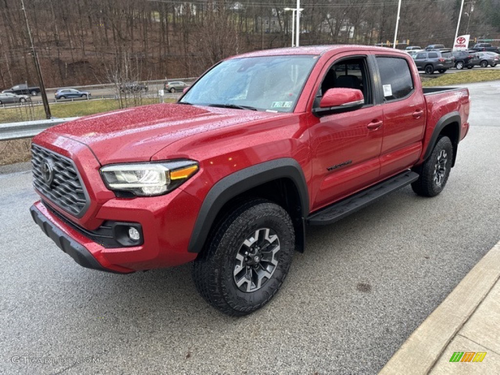 Barcelona Red Metallic 2023 Toyota Tacoma TRD Off Road Double Cab 4x4 Exterior Photo #145704909