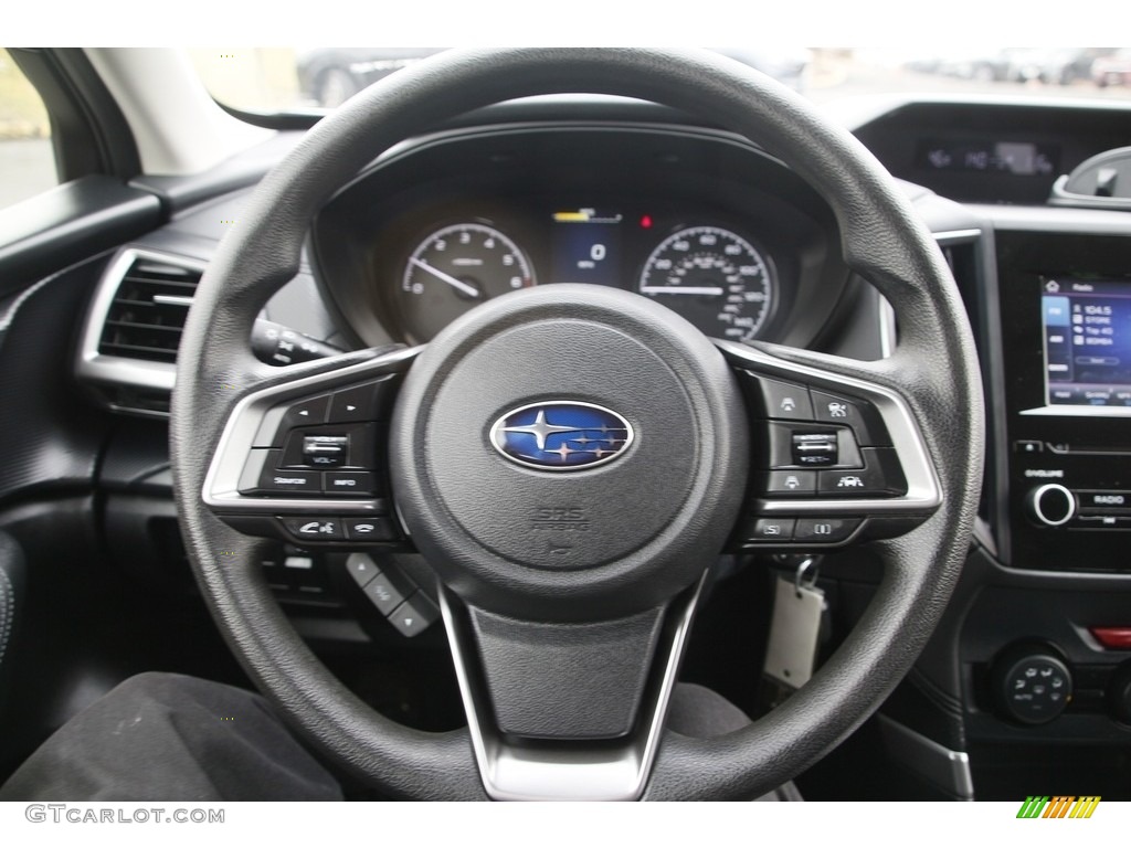 2019 Subaru Forester 2.5i Black Steering Wheel Photo #145705569