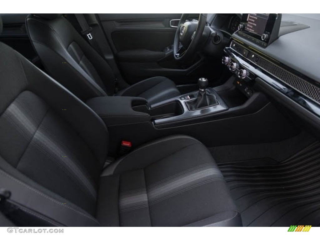 Black Interior 2023 Honda Civic Sport Hatchback Photo #145705887