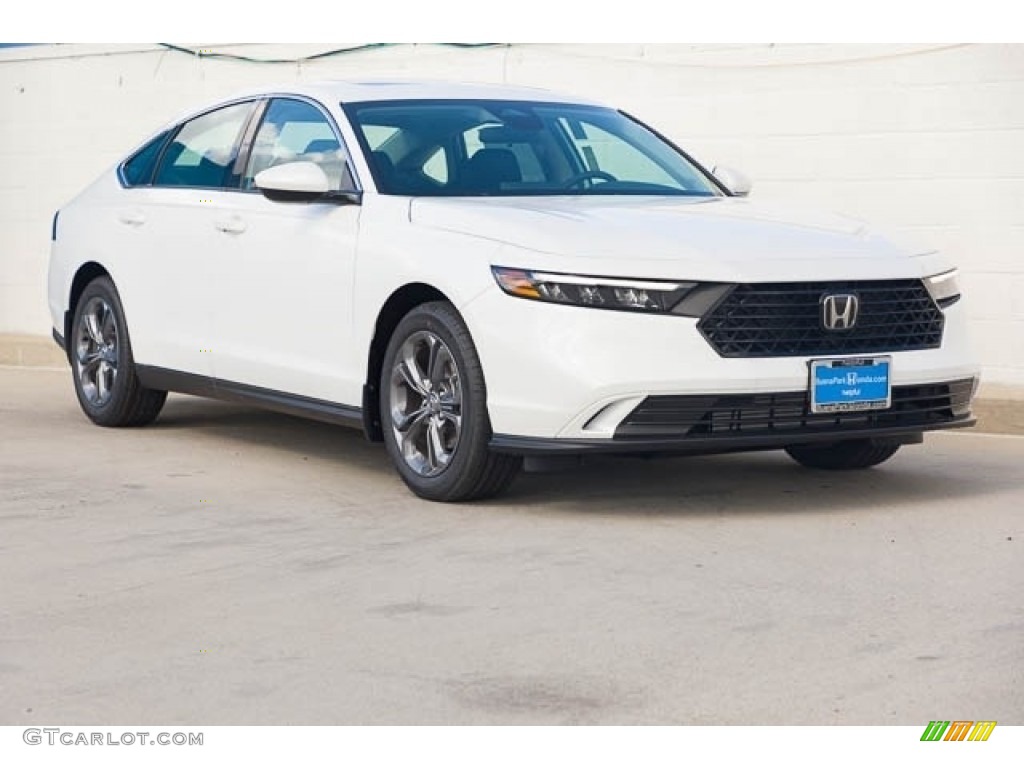 Platinum White Pearl 2023 Honda Accord EX Exterior Photo #145705938