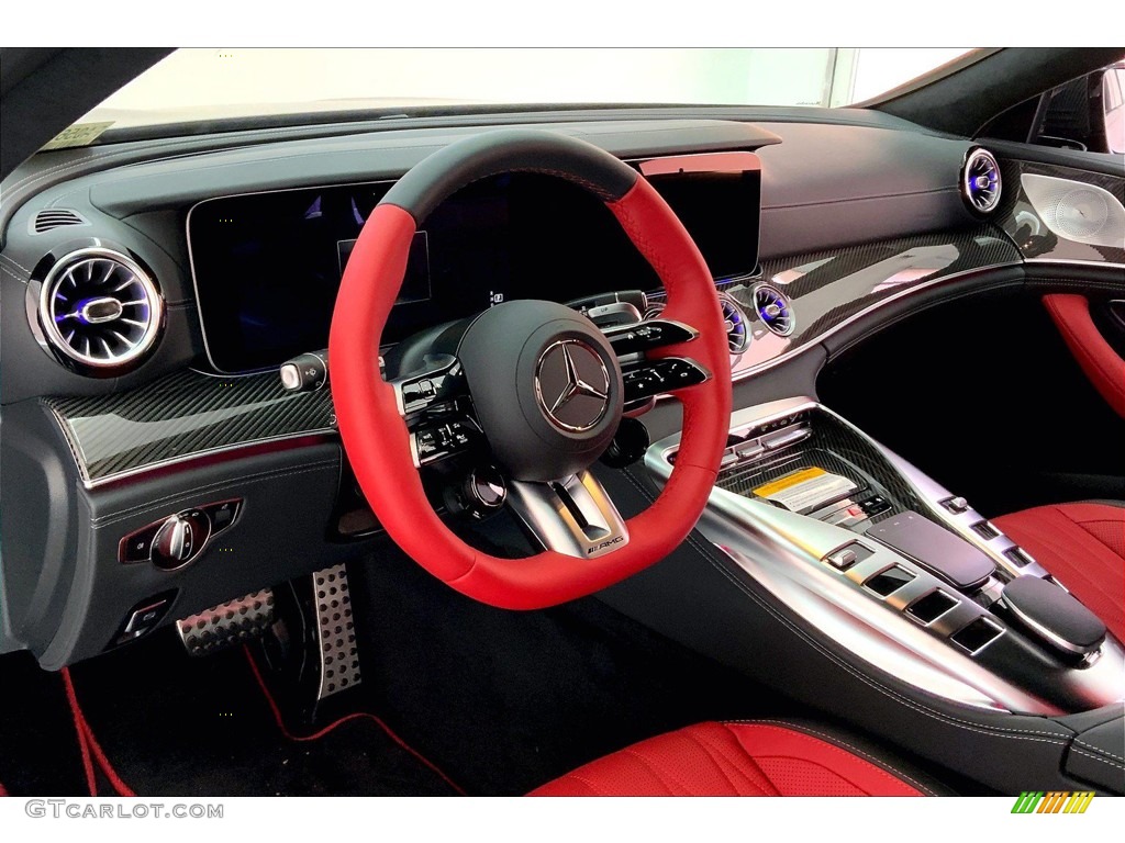 2023 AMG GT 63 - Manufaktur Graphite Gray Magno / Manufaktur Signature Classic Red/Black photo #4