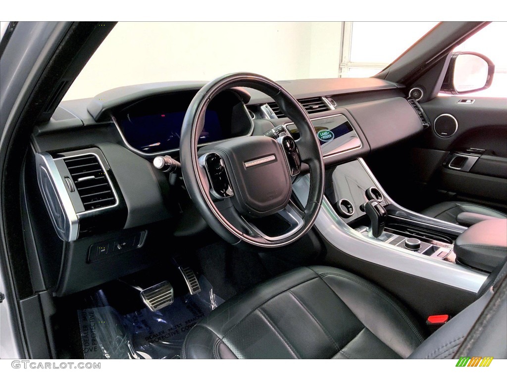 Ebony Interior 2021 Land Rover Range Rover Sport HSE Silver Edition Photo #145707571