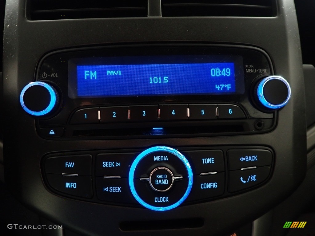 2014 Sonic LT Sedan - Ashen Gray Metallic / Jet Black/Dark Titanium photo #2
