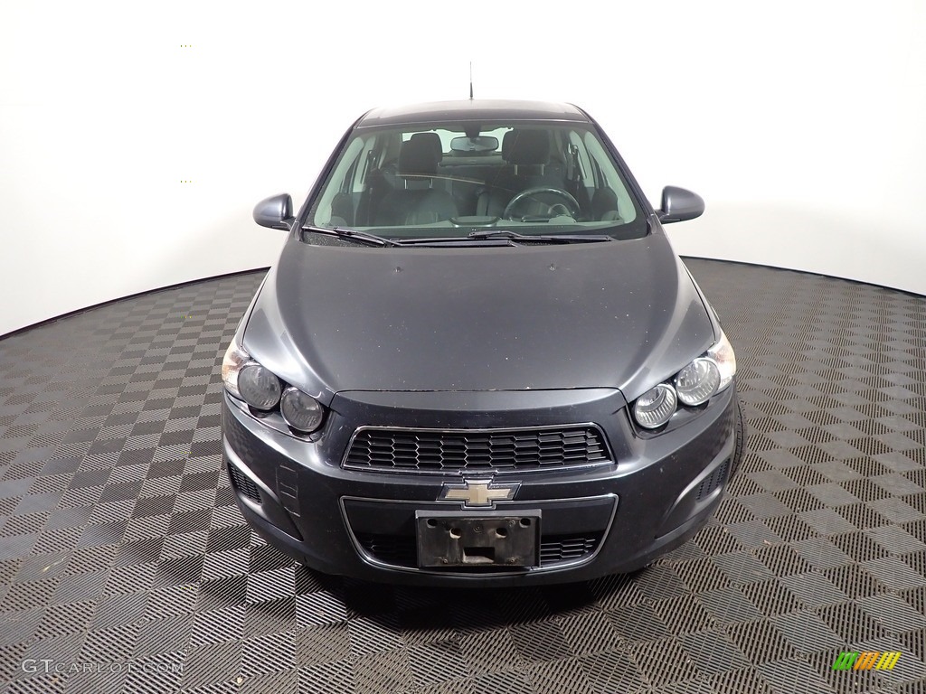 2014 Sonic LT Sedan - Ashen Gray Metallic / Jet Black/Dark Titanium photo #4