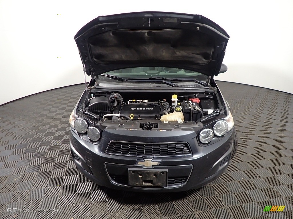2014 Sonic LT Sedan - Ashen Gray Metallic / Jet Black/Dark Titanium photo #5
