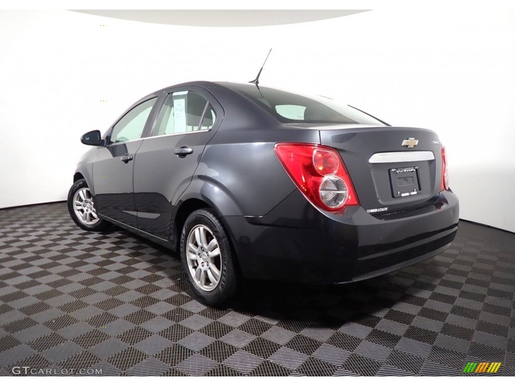 2014 Sonic LT Sedan - Ashen Gray Metallic / Jet Black/Dark Titanium photo #9