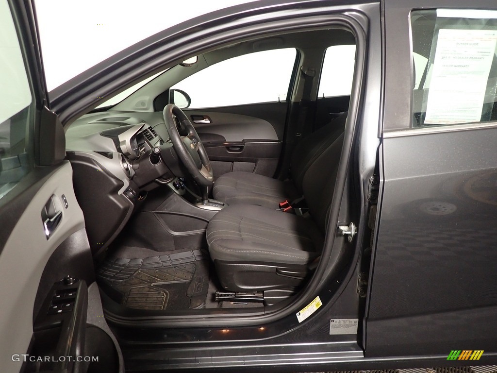2014 Sonic LT Sedan - Ashen Gray Metallic / Jet Black/Dark Titanium photo #18