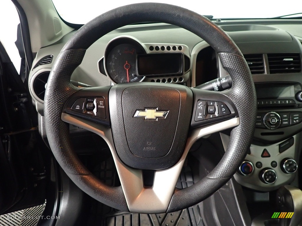2014 Sonic LT Sedan - Ashen Gray Metallic / Jet Black/Dark Titanium photo #22